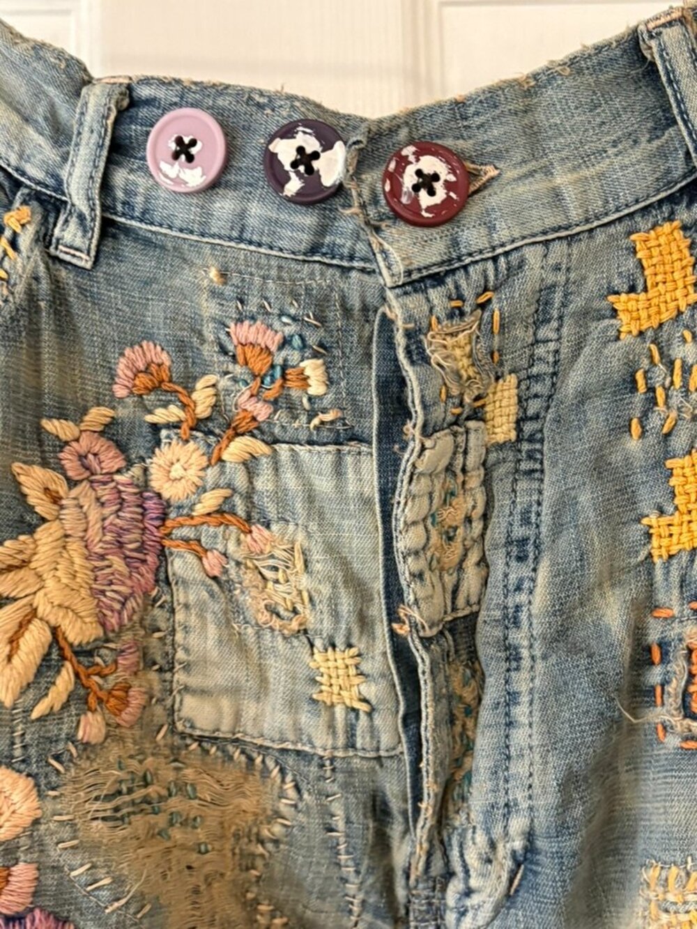 NEW Magnolia Pearl Rosarian Miner Denims, Washed Indigo OS - Picture 5 of 16